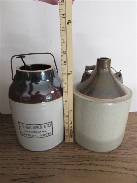 VINTAGE STONEWARE JUGS