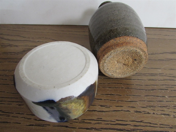 STONEWARE CROCK, CERAMIC & CLAY VESSELS