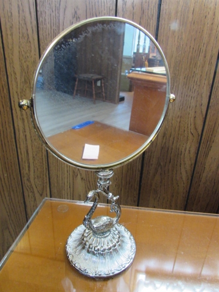 VANITY MIRRORS & COTTON BALL/SWAB HOLDERS