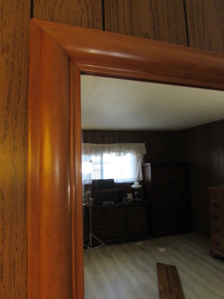 MAPLE FRAMED WALL MIRROR