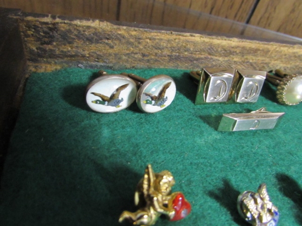 CUFFLINKS, LAPEL PINS & MORE