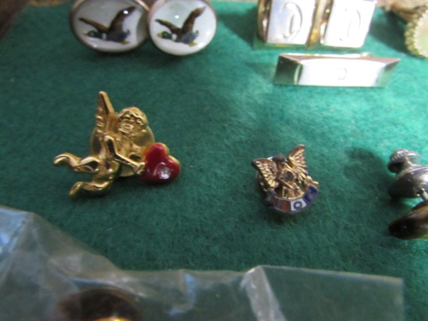 CUFFLINKS, LAPEL PINS & MORE