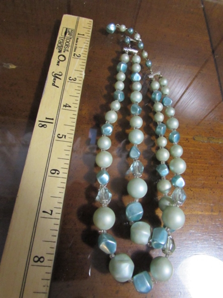 VINTAGE CRYSTAL & OTHER FASHION NECKLACES & MORE