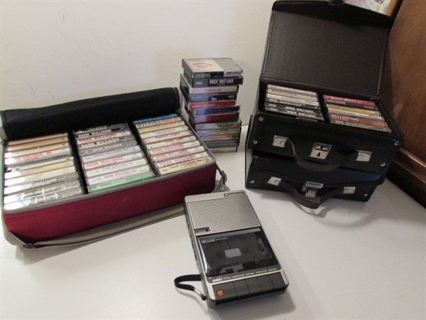 PANASONIC CASSETTE DECK & COLLECTION OF CASSETTES