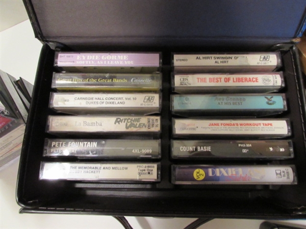 PANASONIC CASSETTE DECK & COLLECTION OF CASSETTES