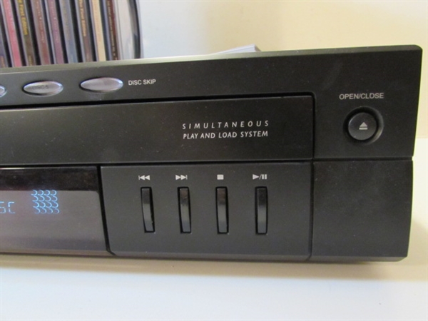 RCA 5-DISC CD CHANGER & CD COLLECTION