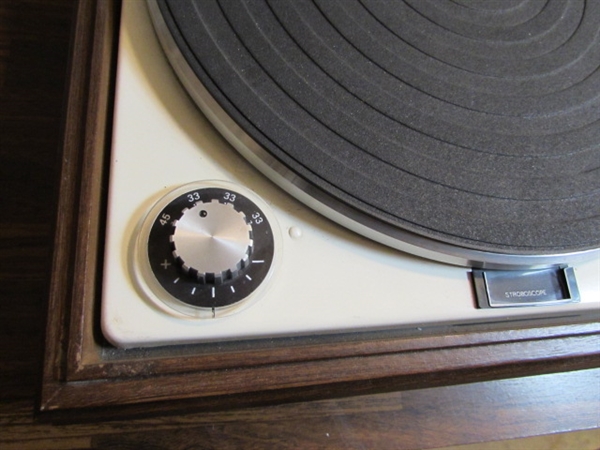 GARRARD ZERO 100c TURNTABLE ON ROLLING CART