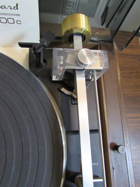 GARRARD ZERO 100c TURNTABLE ON ROLLING CART