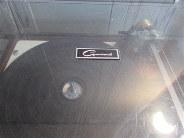 GARRARD ZERO 100c TURNTABLE ON ROLLING CART