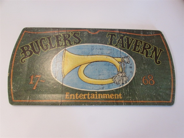 VINTAGE REPRODUCTION PUB/TAVERN SIGNS - CARDBOARD TRAYS