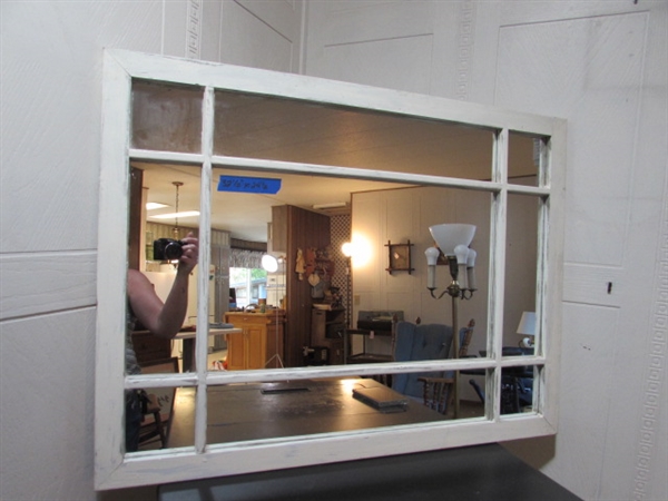 VINTAGE/ANTIQUE WINDOW MIRROR