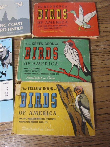 VINTAGE GAME BIRD PRINT SET, BOOKS AND MORE