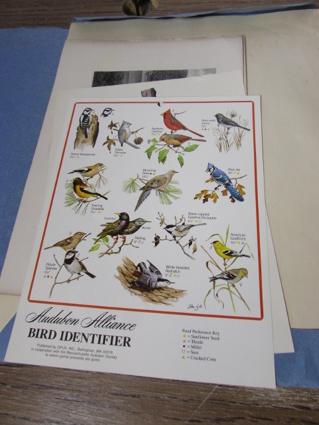 VINTAGE GAME BIRD PRINT SET, BOOKS AND MORE