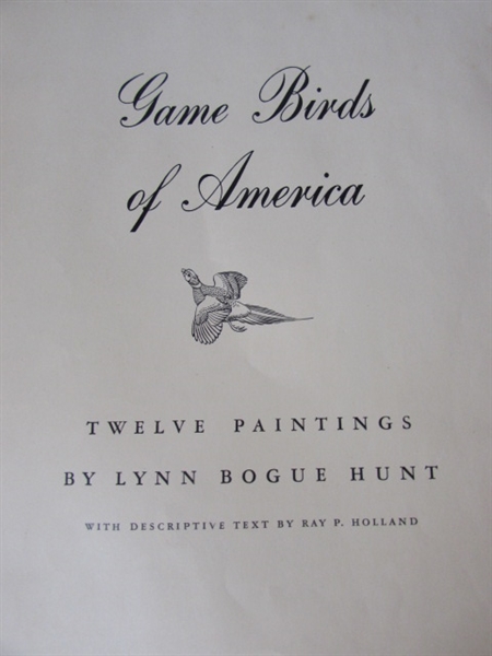 VINTAGE GAME BIRD PRINT SET, BOOKS AND MORE