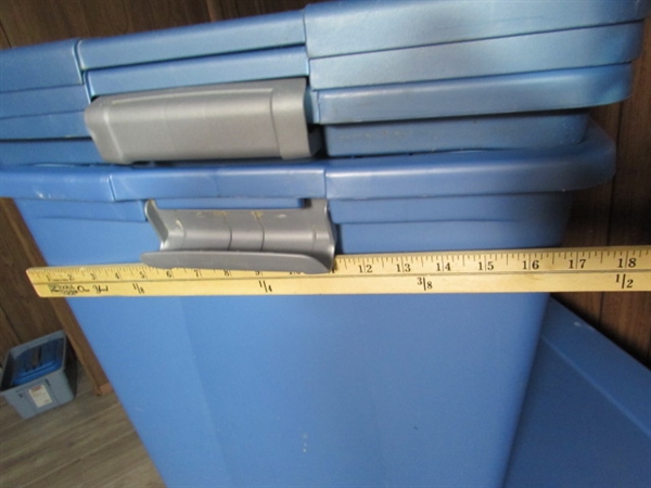 35 & 45 GALLON STORAGE TUBS W/LOCKING LIDS