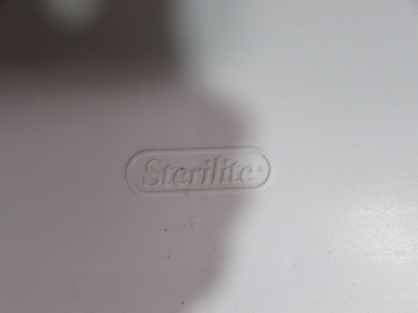 9 STERILITE PLASTIC STORAGE DRAWERS