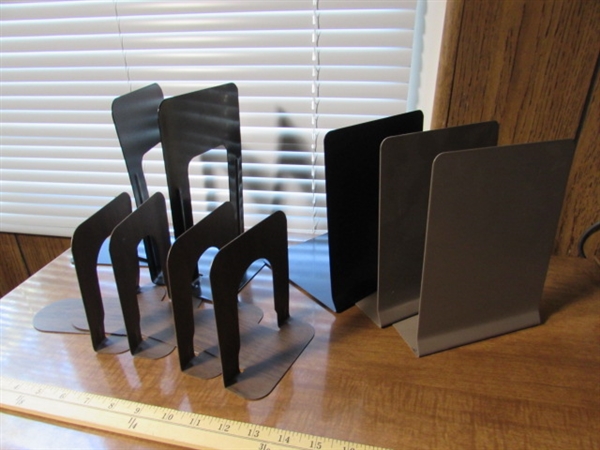 OFFICE ORGANIZERS, BOOK ENDS, BULLETIN BOARDS