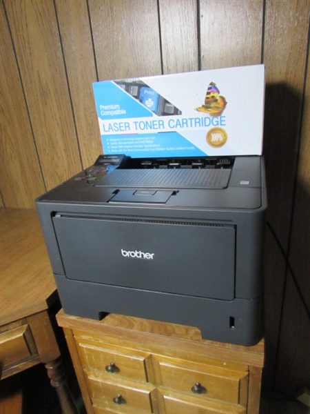 BROTHER HL-5470DW LASER PRINTER W/EXTRA TONER