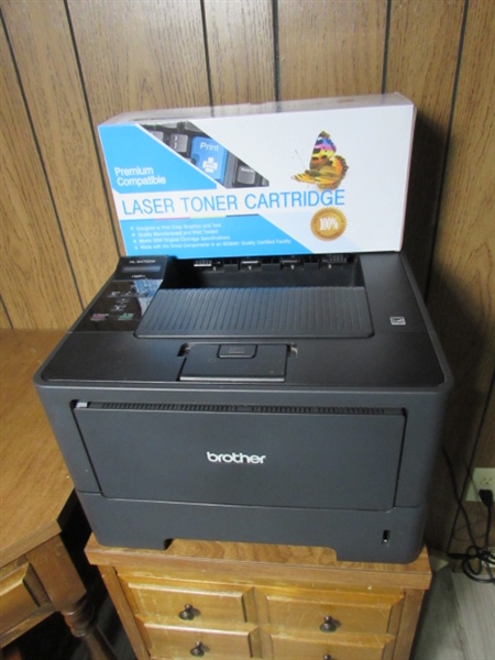 BROTHER HL-5470DW LASER PRINTER W/EXTRA TONER