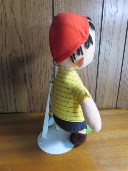 VINTAGE 1966 LINUS SOFT BODY DOLL W/TAGS