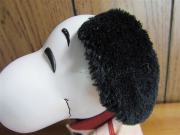 VINTAGE SNOOPY COMPOSITE BODY DOLL W/FAUX FUR EARS