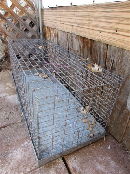 WIRE RABBIT CAGE