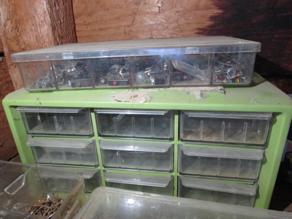 CONTENTS OF SHED SHELVES