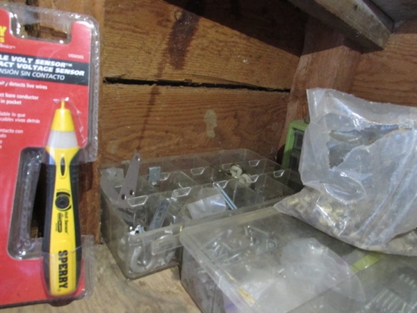 CONTENTS OF SHED SHELVES