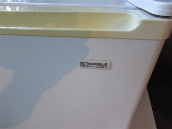 SMALL KENMORE UPRIGHT FREEZER