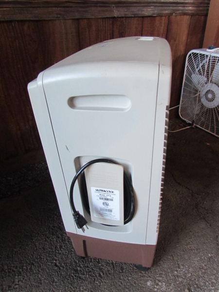 LASKO BOX FAN & ULTRA COOL PORTABLE EVAPORATIVE WATER COOLER