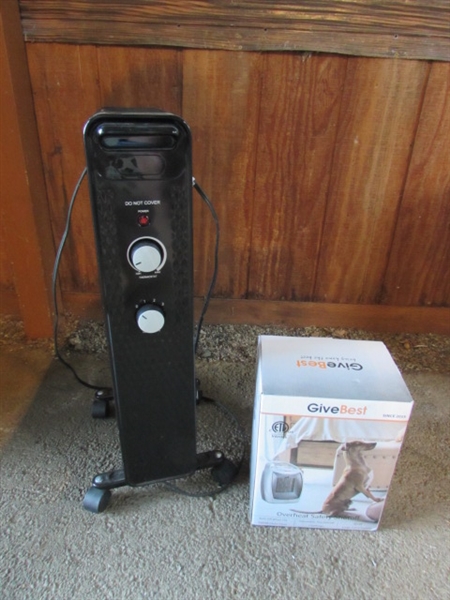 RADIATOR HEATER & NEW PERSONAL HEATER