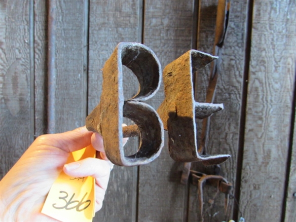 VINTAGE BRANDING IRONS & OTHER RUSTIC DECOR