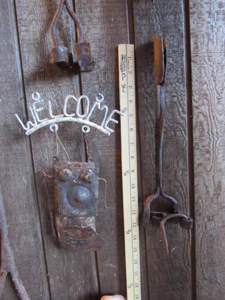 VINTAGE BRANDING IRONS & OTHER RUSTIC DECOR