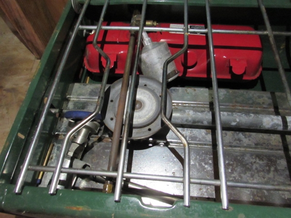 COLEMAN CAMP STOVE & STAND