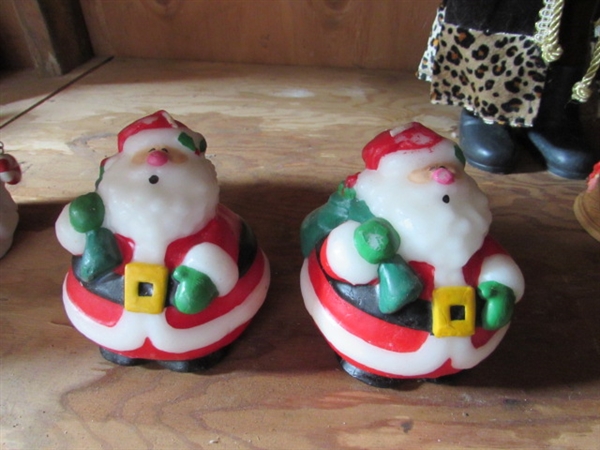 ANIMATED SANTA & SANTA THEMED CHRISTMAS DECOR