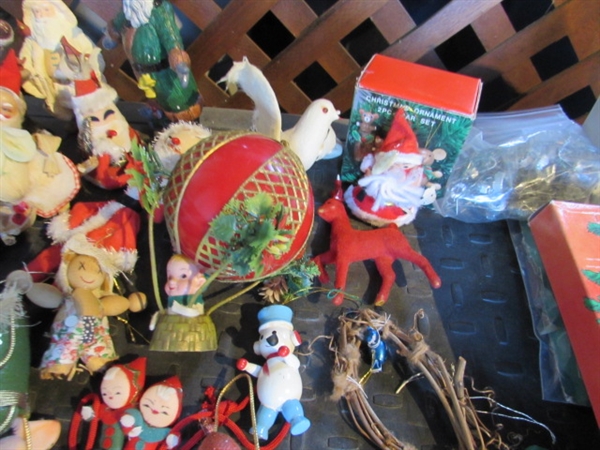 VINTAGE CHRISTMAS ORNAMENTS