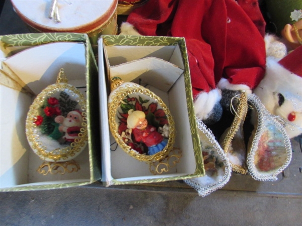 VINTAGE CHRISTMAS ORNAMENTS