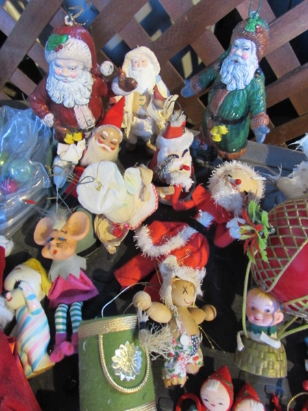 VINTAGE CHRISTMAS ORNAMENTS