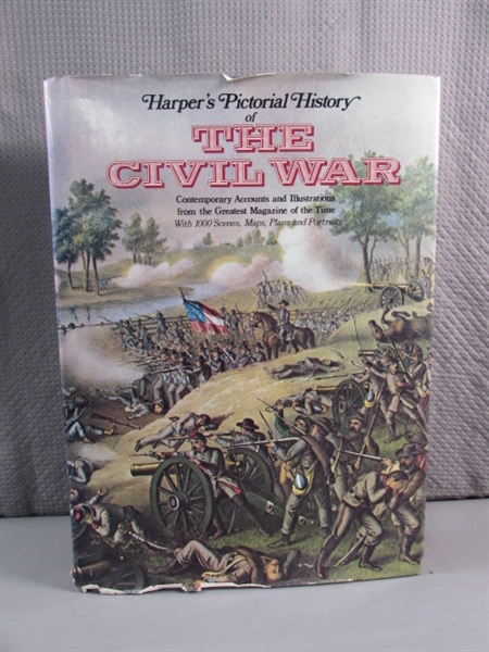 HARPER'S PICTORIAL HISTORY OF THE CIVIL WAR-OVERSIZED HARDCOVER BOOK