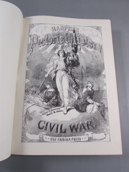 HARPER'S PICTORIAL HISTORY OF THE CIVIL WAR-OVERSIZED HARDCOVER BOOK