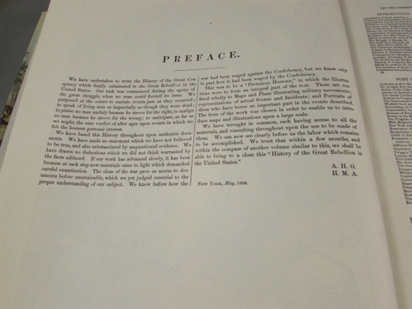 HARPER'S PICTORIAL HISTORY OF THE CIVIL WAR-OVERSIZED HARDCOVER BOOK