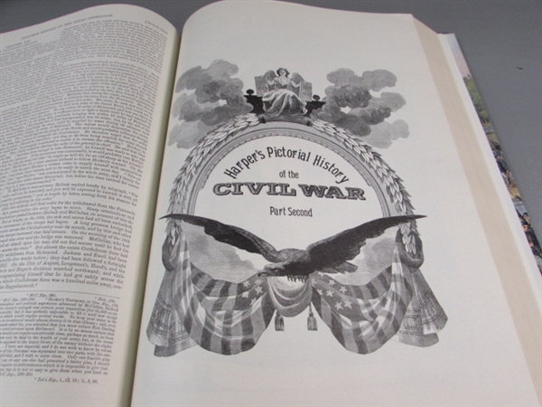 HARPER'S PICTORIAL HISTORY OF THE CIVIL WAR-OVERSIZED HARDCOVER BOOK