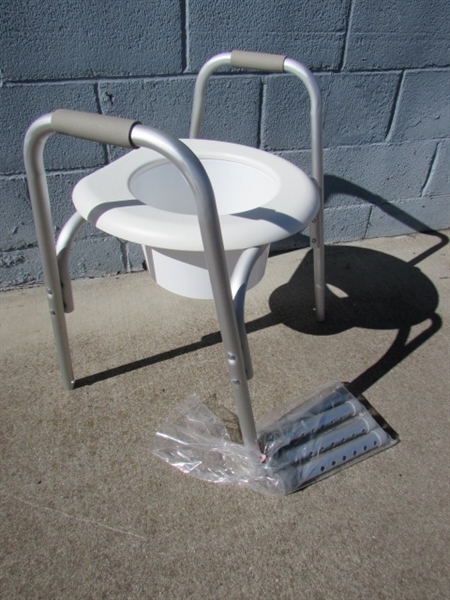 NEW TOILET SEAT RISER WITH HANDRAILS