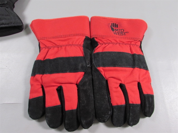 POLO BEANIE, THINSULATE WORK GLOVES & BATTERY POWERED HEATED GLOVES