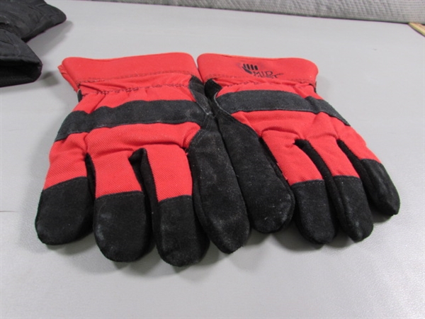 POLO BEANIE, THINSULATE WORK GLOVES & BATTERY POWERED HEATED GLOVES