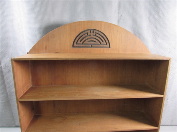 WOODEN DISPLAY SHELF