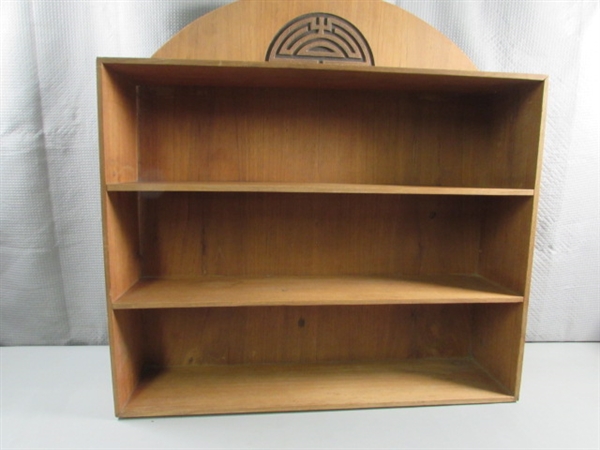 WOODEN DISPLAY SHELF