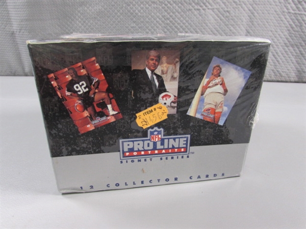 SEALED BOX OF 1991 PROLINE NFL FOOTBALL TRADING CARDS