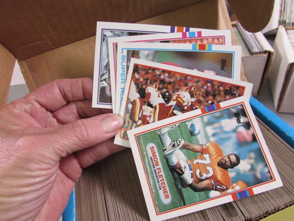 ASSORTED VINTAGE FOOTBALL CARDS