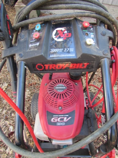 TROY-BILT GAS POWERED PRESSURE WASHER